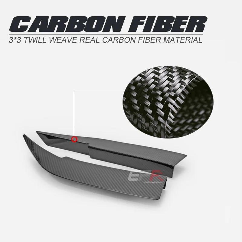 

SAAR Совместим с Nissan 400Z RZ34, модель из сухого углеродного волокна EPA, передний бампер, воздушный нож, спойлер, лезвие, установка