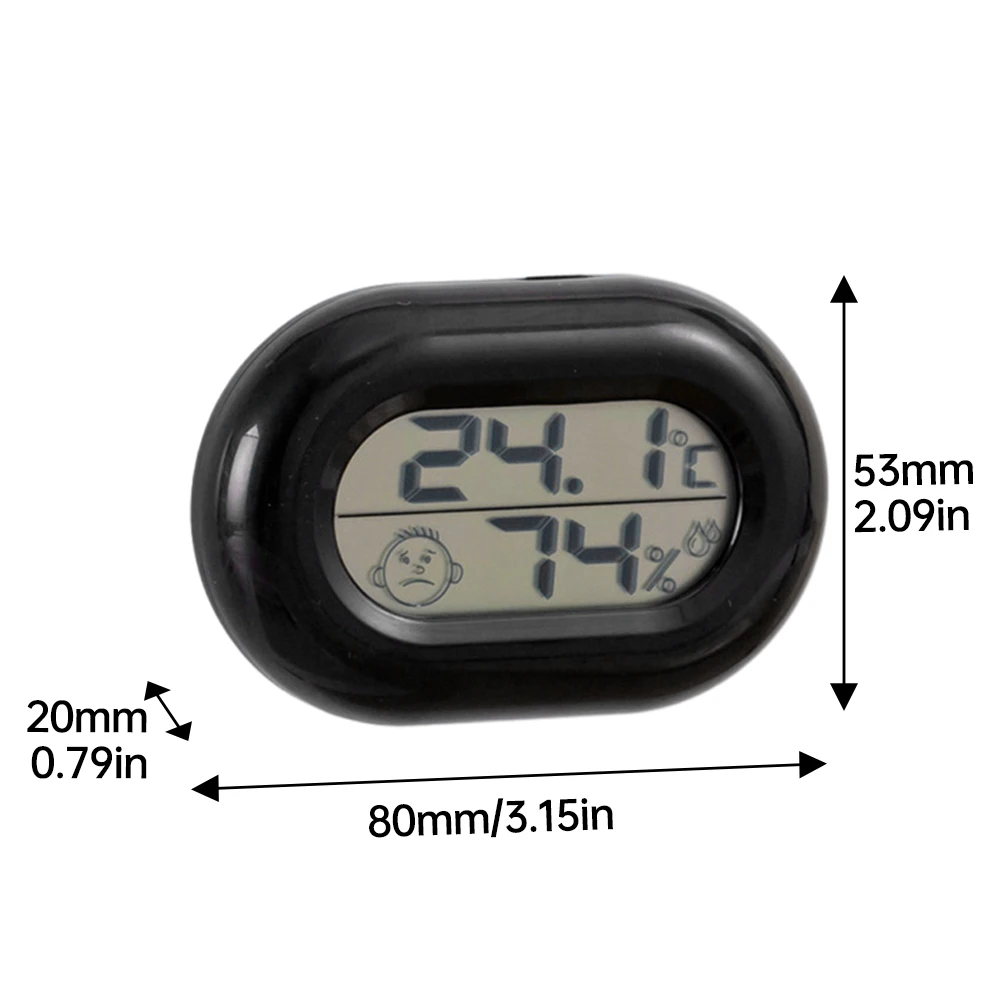 Mini termometr elektroniczny higrometr LCD cyfrowy wyświetlacz Monitor temperatury gospodarstwa domowego zasięg wykrywania-20 ~ 50 ℃(-4 ~ 122 rzania)