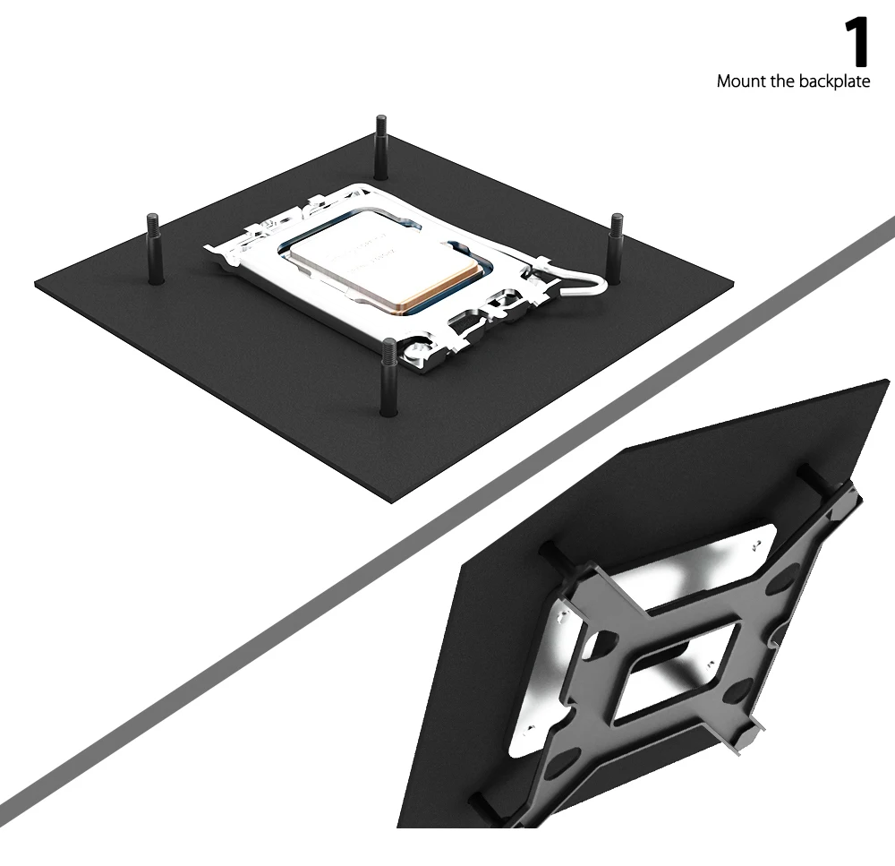 Intel LGA1700/1200/115X Metal Mounting Kit for ID-COOLING AURAFLOW/FROSTFLOW/ICEFLOW/ZOOMFLOW/PINKFLOW Series for Firm Installat