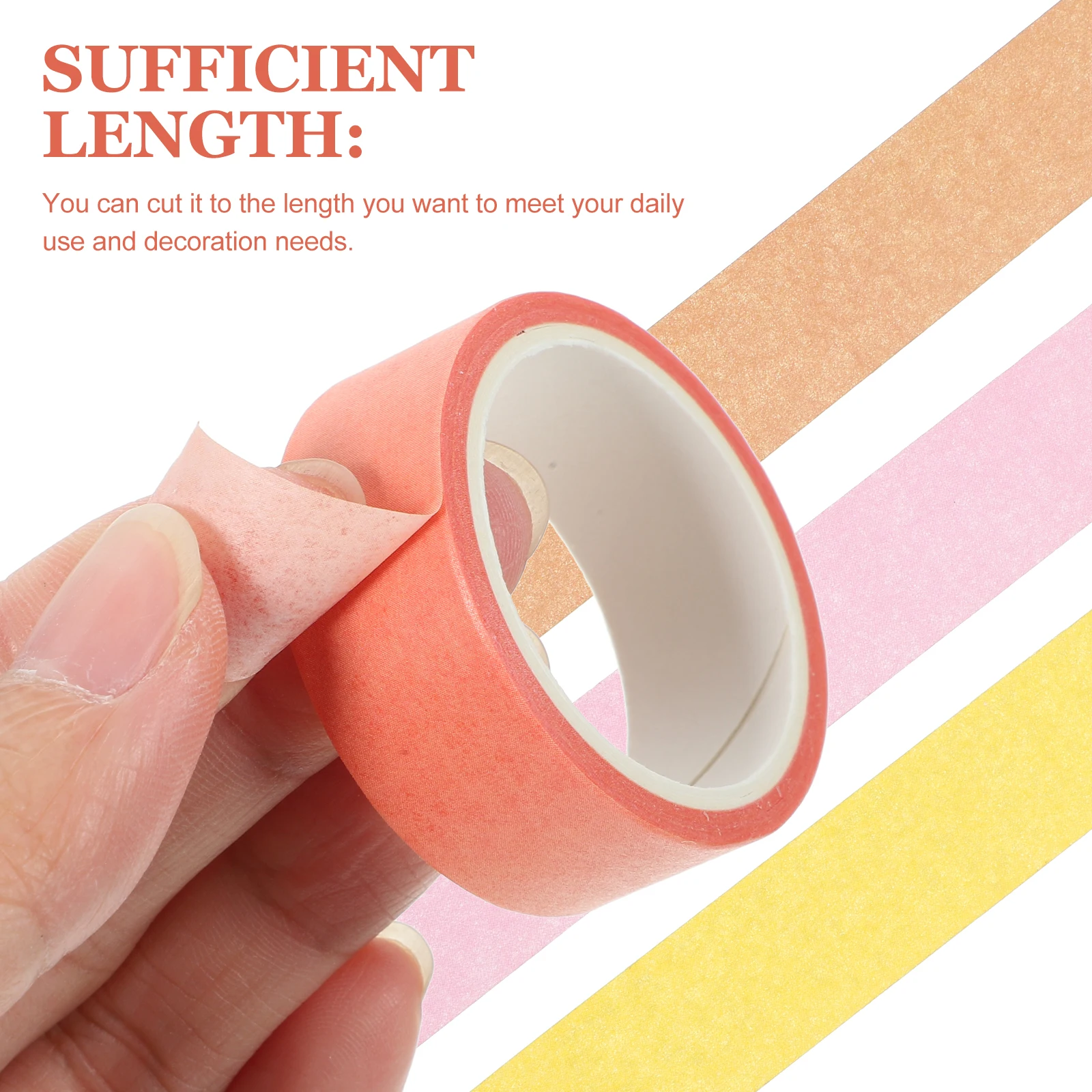 

8 Rolls DIY H Account Washi Tape Thin Washi Tape Stickers Purple Masking Decor Journal Kawaii Aesthetic Scrapbook