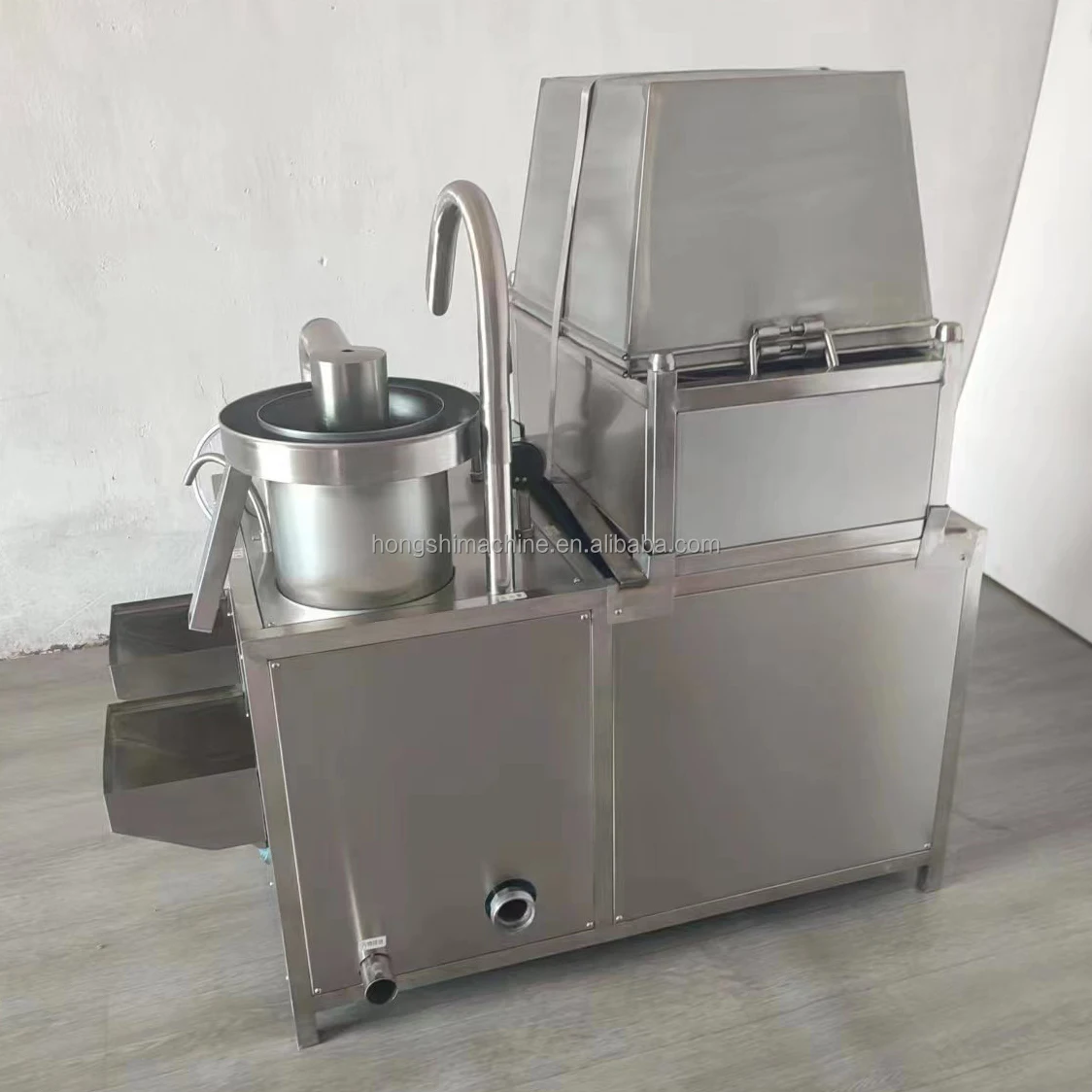 Automatic Industrial Rice Washer Cleaner Rice Cleaning Machine Commercial Rice Washing Machine