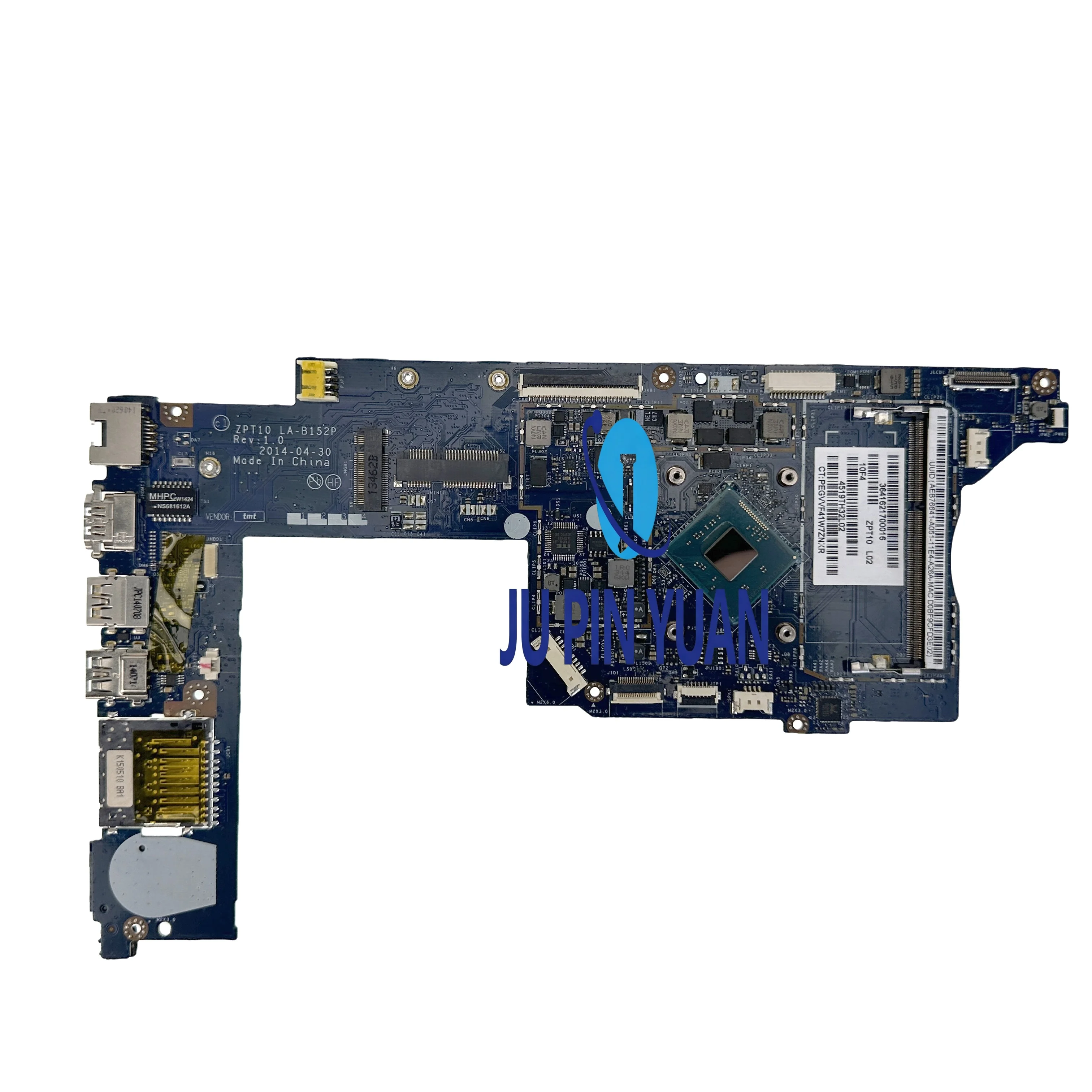 

ZPT10 LA-B152P Laptop Motherboard For HP Pavilion X360 11-N LA-B151P Mainboard With n2830 CPU 100% Full Tested