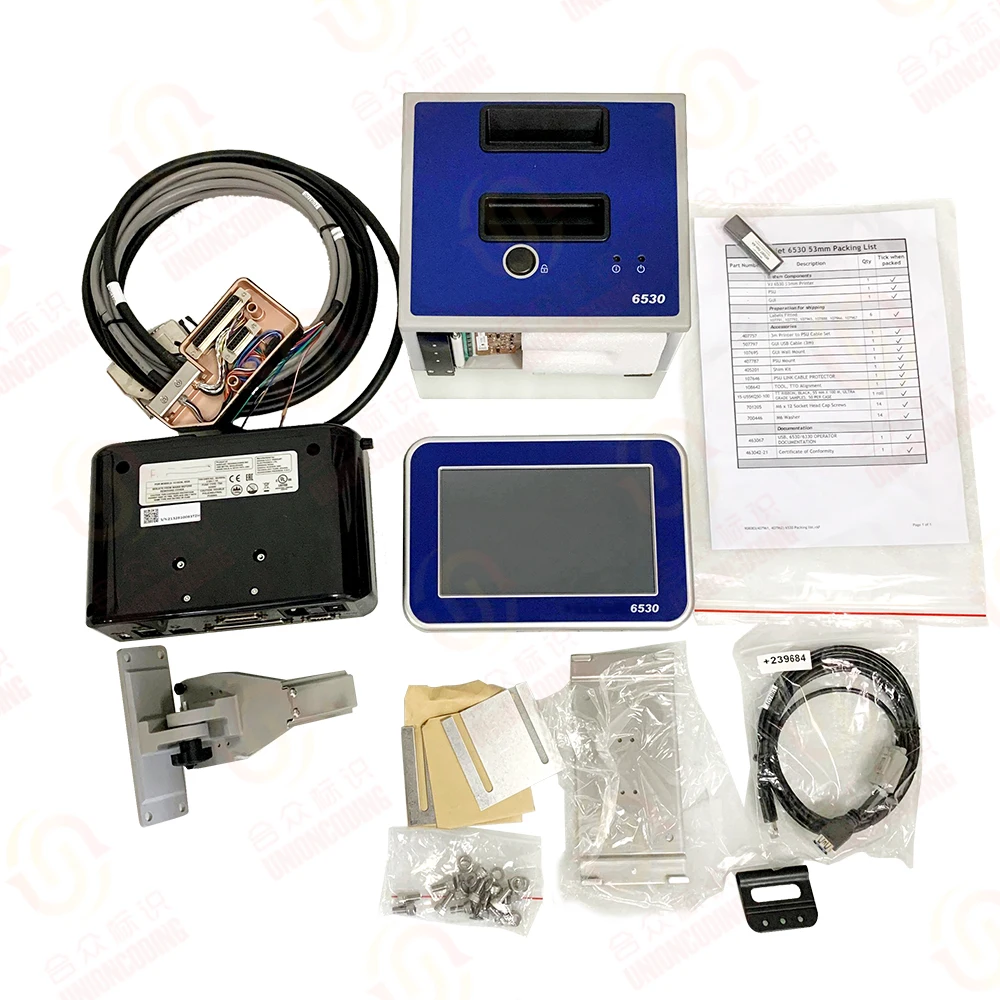 High Productivity New VJ 6530 Thermal Transfer Printers 53mm 107mm Wide Continuous
