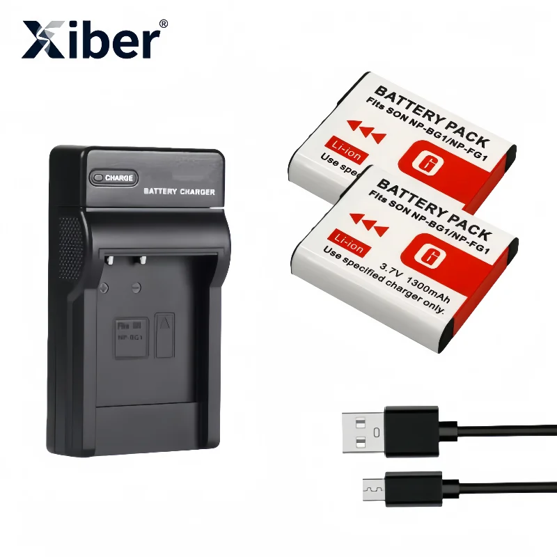 Bateria zamienna Xiber NP-BG1/NP-FG1 do Sony Cyber-Shot DSC-W100/W200/W210/W270/W290/W300/W70/W80, H3/H5/H7/H9/H10/H50/H55