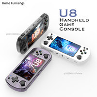 U8 Retro Handheld Video Game Console Linux System 4.0 Inch IPS Screen Portable Pocket Video Player R36S 64G 128G Game Boy Gift