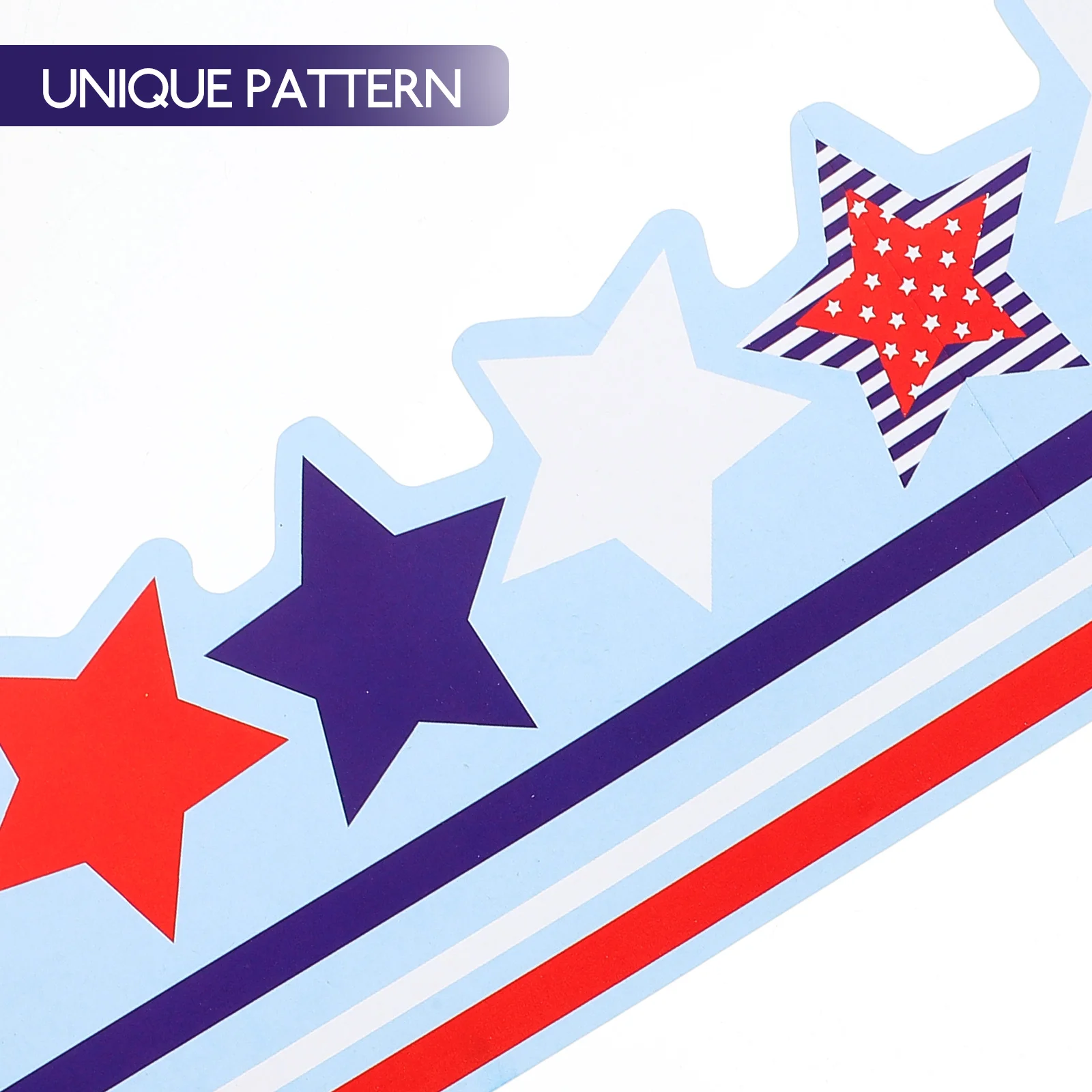 

Pentagram Sticker Festival Bulletin Board Border Classroom Borders Fairy Removable Paper Independence Day Clear Strips Travel