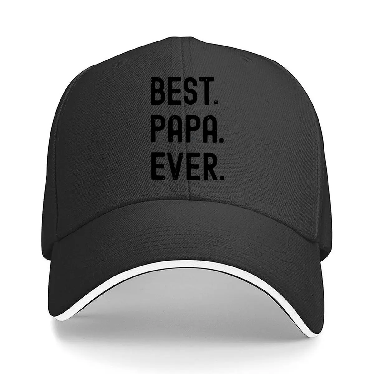 Best Papa Ever Metal Sign Father's Day Home Decor Hip Hop hat Fashion Outdoor Sports Sandwich Baseball Cap
