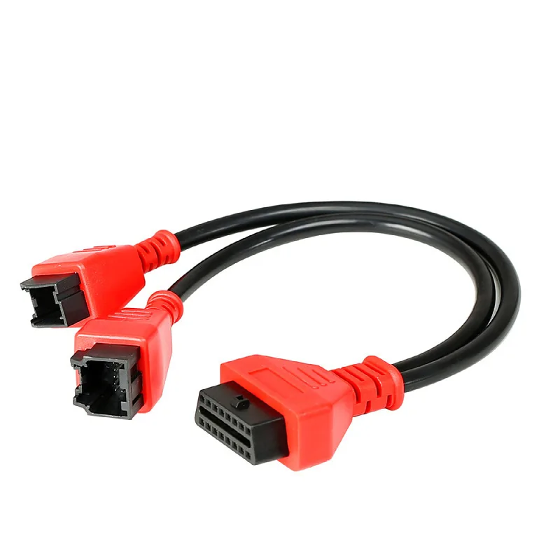 For Autel OBD2 Extension  Straight Female To 12P+8P Connector Cable  OBD 2 Diagnostic Adapter Cable Stable Signal Plug  Play