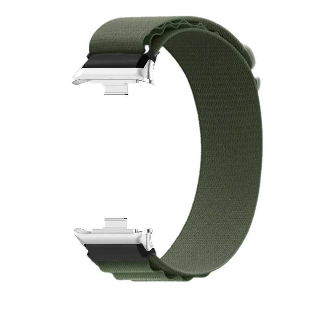 النايلون جبال الألب حلقة حزام ل Redmi ساعة 4 5 سوار حزام الساعات ل XiaoMi الفرقة 8 برو 9 برو تريل كوريا معصمه الملحقات
