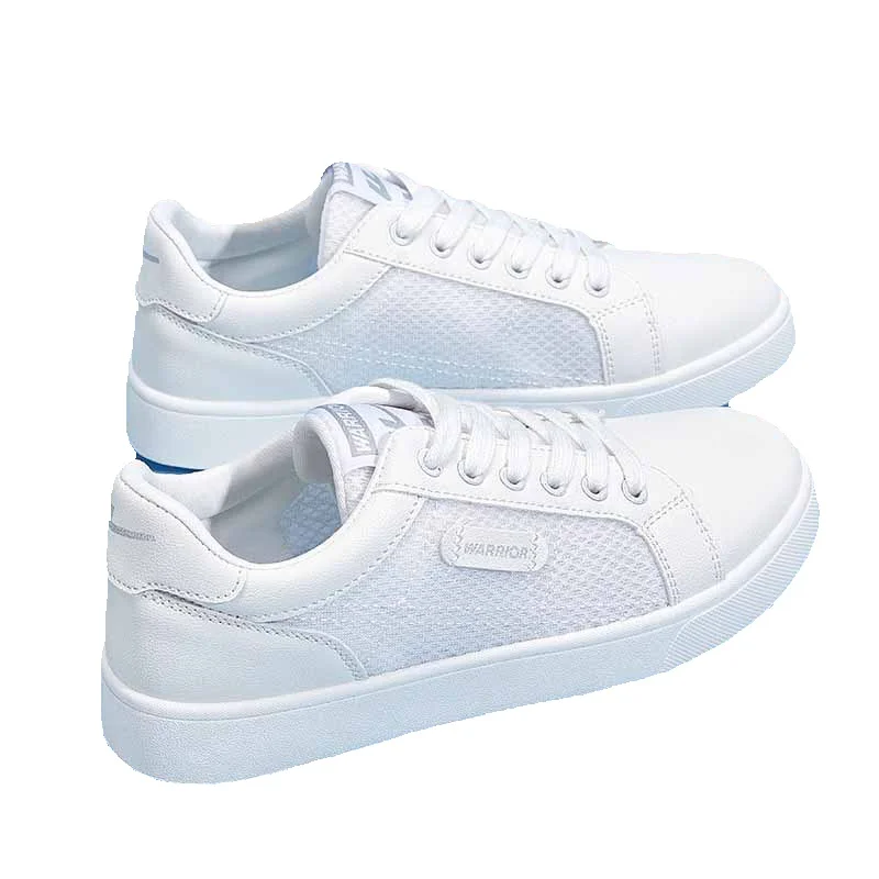 Baskets de skate blanches pour femme confortables et décontractées_voghion.com