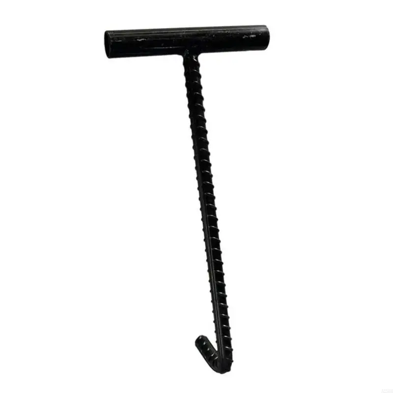 

Manhole Cover Removal Tool 10mm Steel Hook Puller for Utility Workers