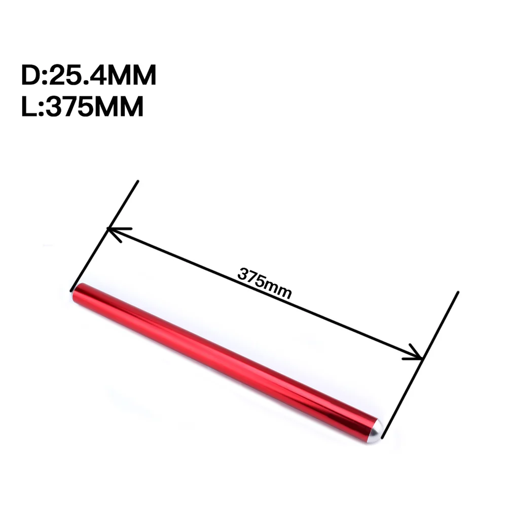 Fixed Gear Bike Aluminium Alloy Handlebar 25.4mm Lightweight Durable Straight Handlebar for Fixed Gear Urban Cycling