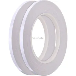 Quilting Sewing Tape Wash Away Tape Water-soluble Double-sided Adhesive Each 20meters (2 Rolls)