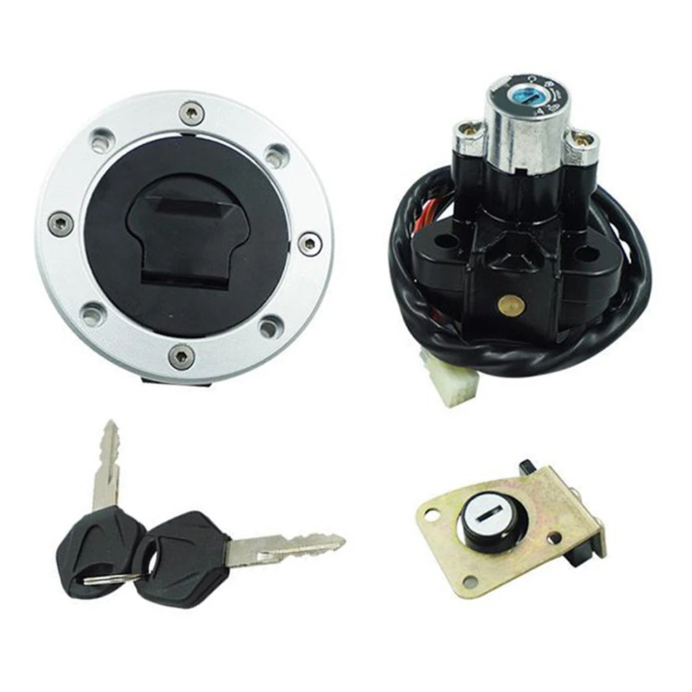 

For Motorcycle Repair Lock Key Set Fuel Gas Cap Motorcycle Seat Lock Key Set Accessory 6 Wires Quick Installation