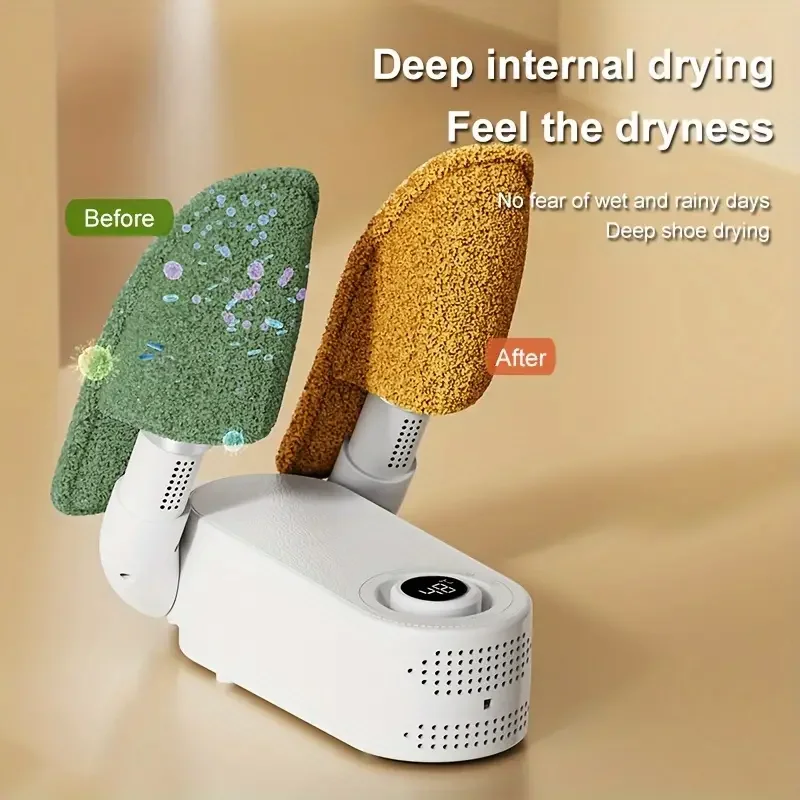 Foldable Shoe Dryer Household Constant Temperature Boot Dryer Fast Drying Shoe Heater Sterilization Deodorization Footwear Dryer