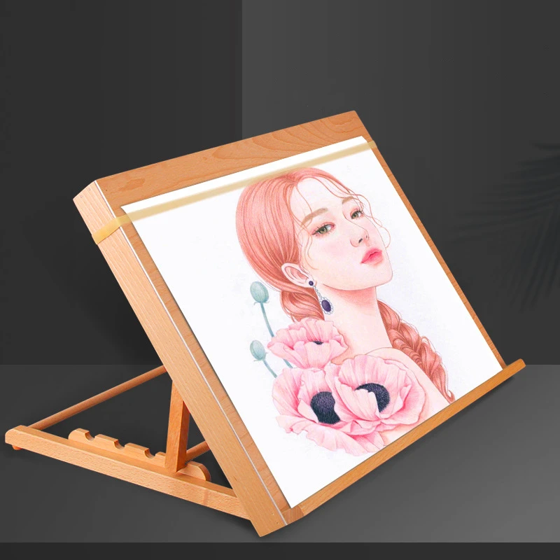 Easel for artists Folding Easel Portable Wood Desk Easel for Painting Artists Kids Sketching Pad Paint Art Supplies