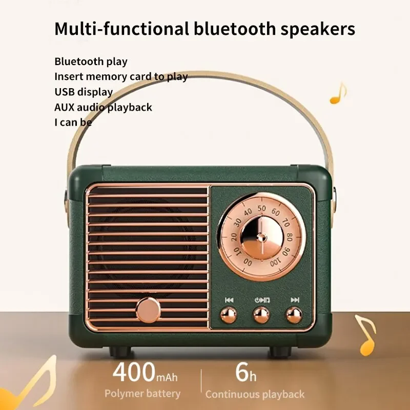 

HM11 Portable Bluetooth Speaker Wireless Bass Subwoofer Waterproof Outdoor For Car Stereo Loudspeaker Music Box For Ios/Android