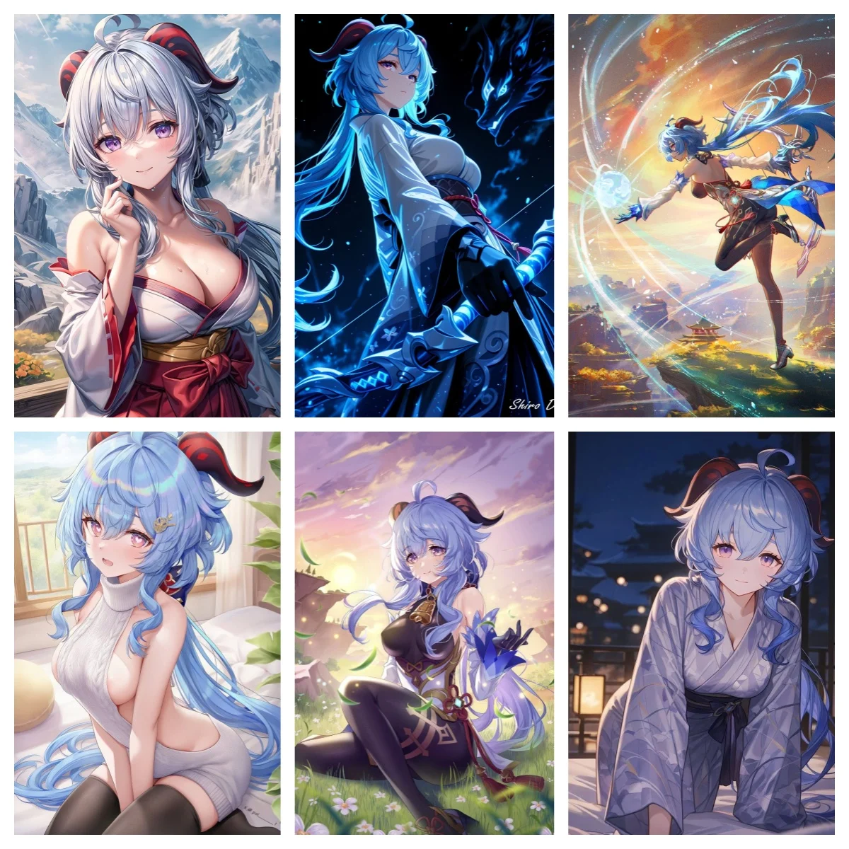 

Game-themed DIY Diamond Painting Ganyu Mosaic Style Mural 5D Diamond Embroidery Hand Home Decor Wall Decor DIY Gift