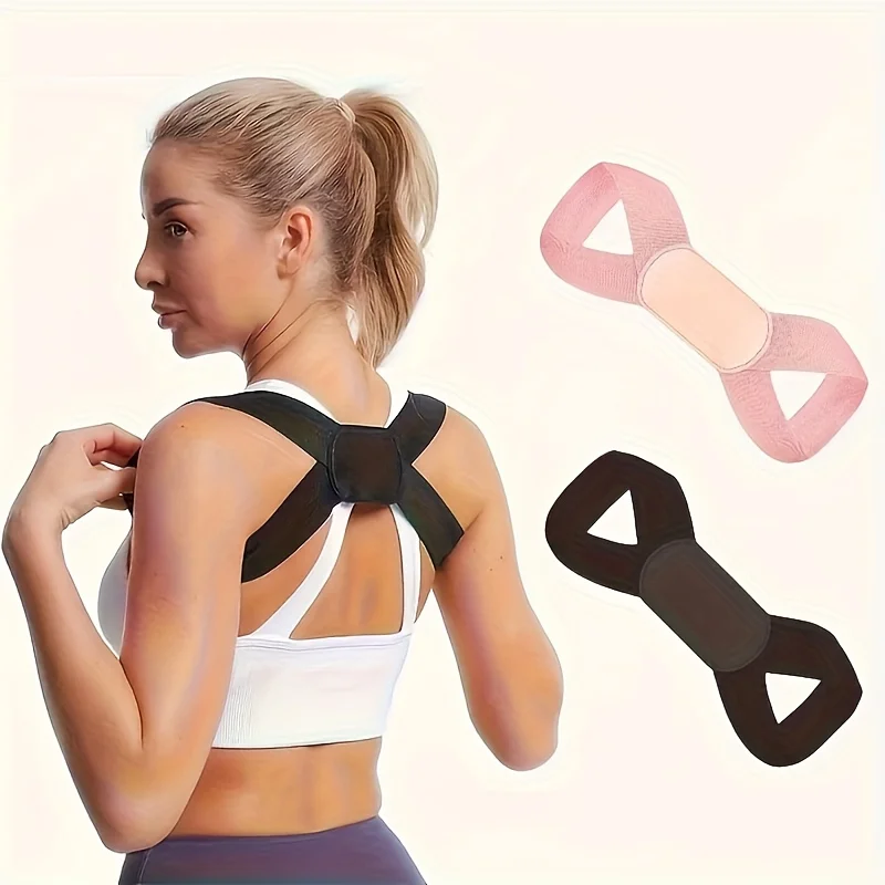 Men Women Invisible Back Posture Corrector Brace, Breathable Adjustable Back Support Belt, Spine Straightener Shaper