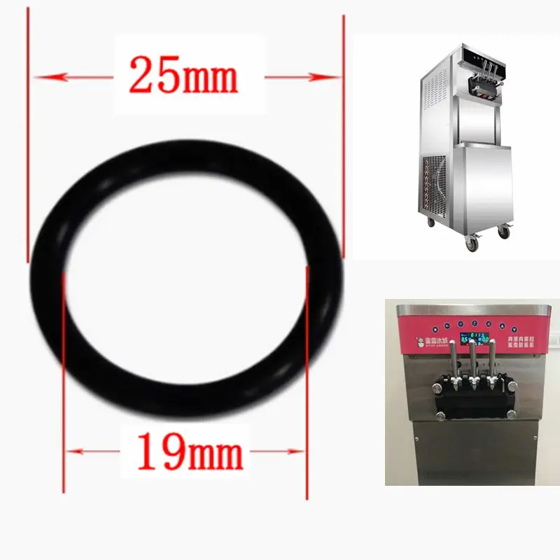 1 piece cream machine O-shaped sealing ring, reverse analysis valve stem, commercial accessory, suitable for BJ/BJK/BTK/BK serie