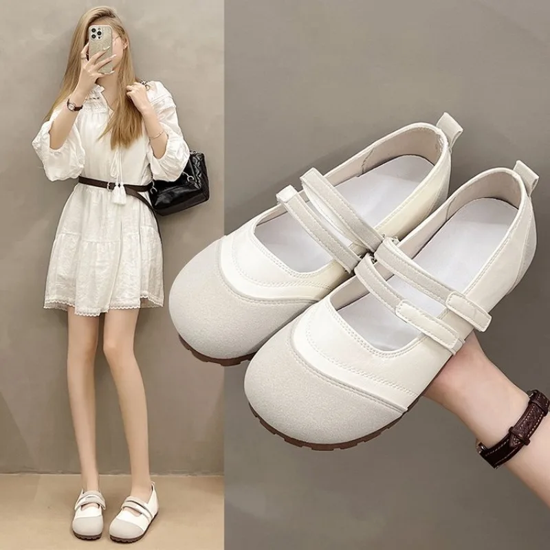 

Flats Women's Sports Shoes Fashion Sneakers Casual Shallow Loers Shoes 2025 Summer Walking Ballet Trend Zapatillas De Mujer 42