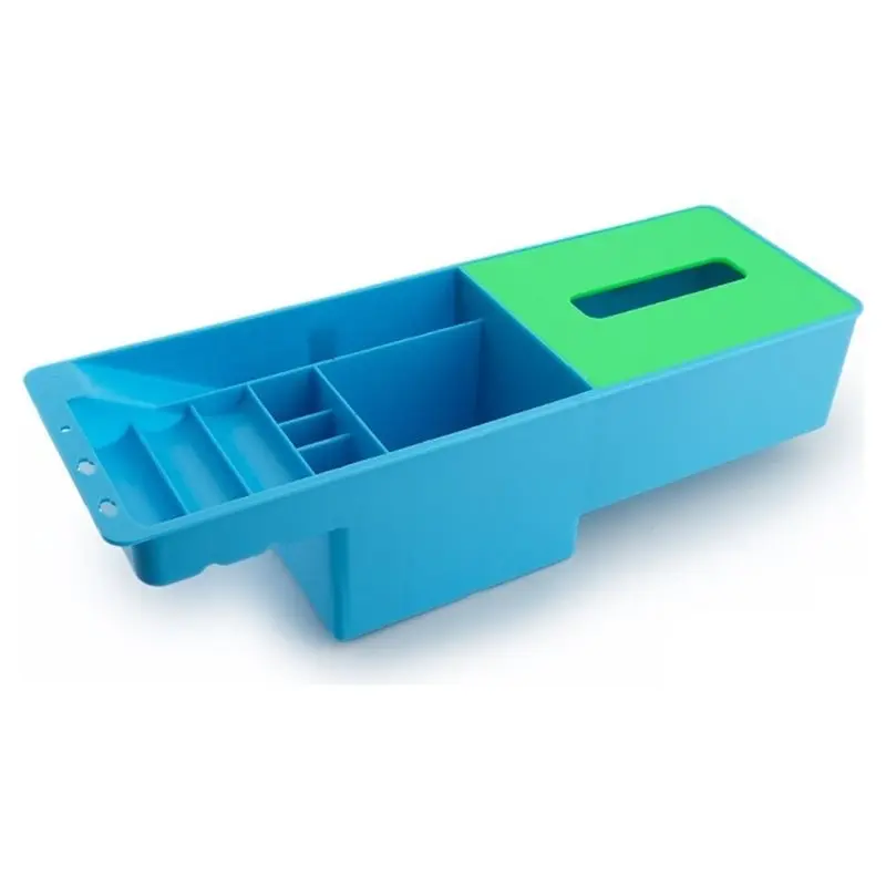 AB42-Sewing Machine Desktop Large Capacity Storage Box, Multi Compartment Organizer For Tissue Water Cup Scissors