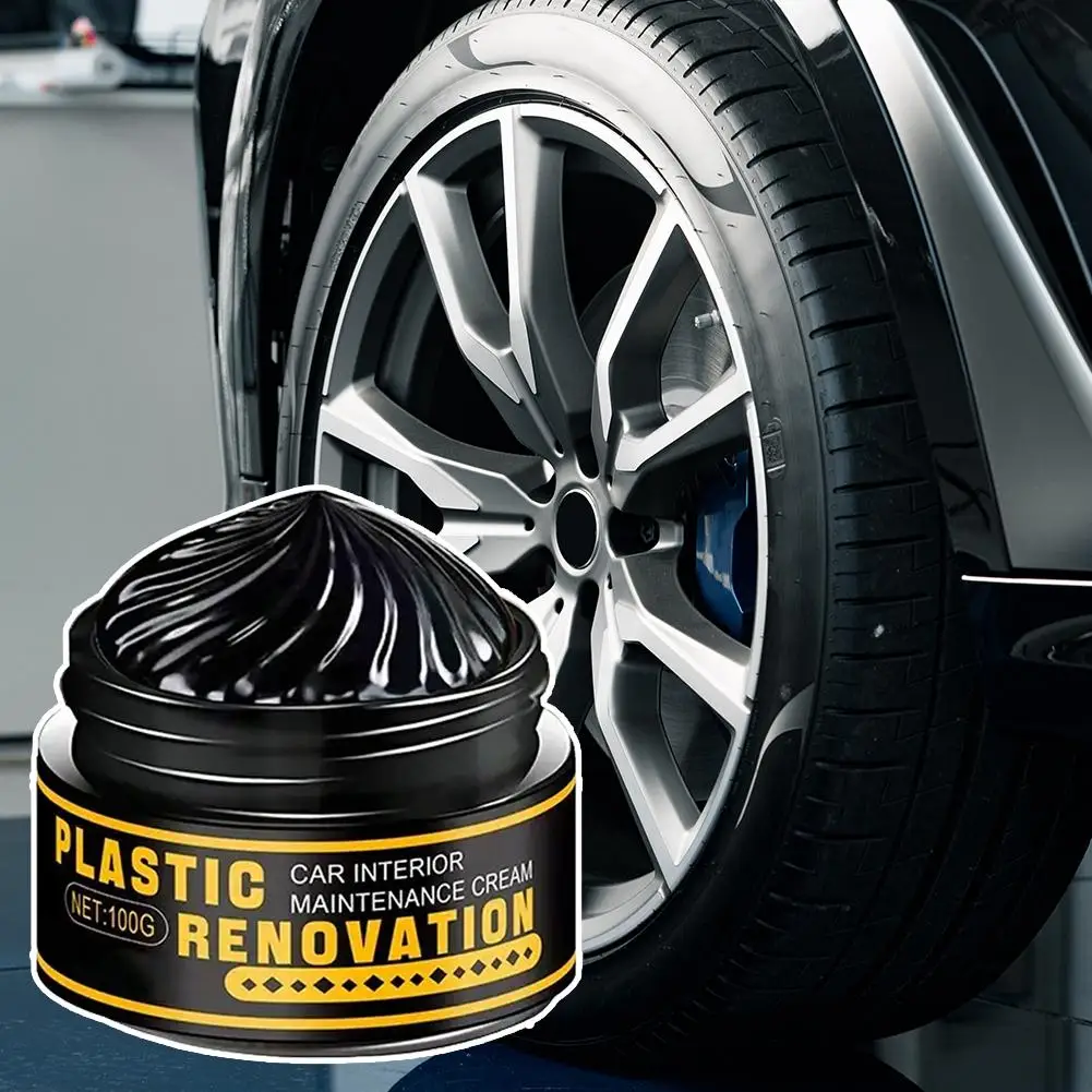 

Car Interior Renovation Paste Tire Shine Coating Multipurpose Tire Care Scratches/Oxid Removes Restores Car Agent Shine T4S4
