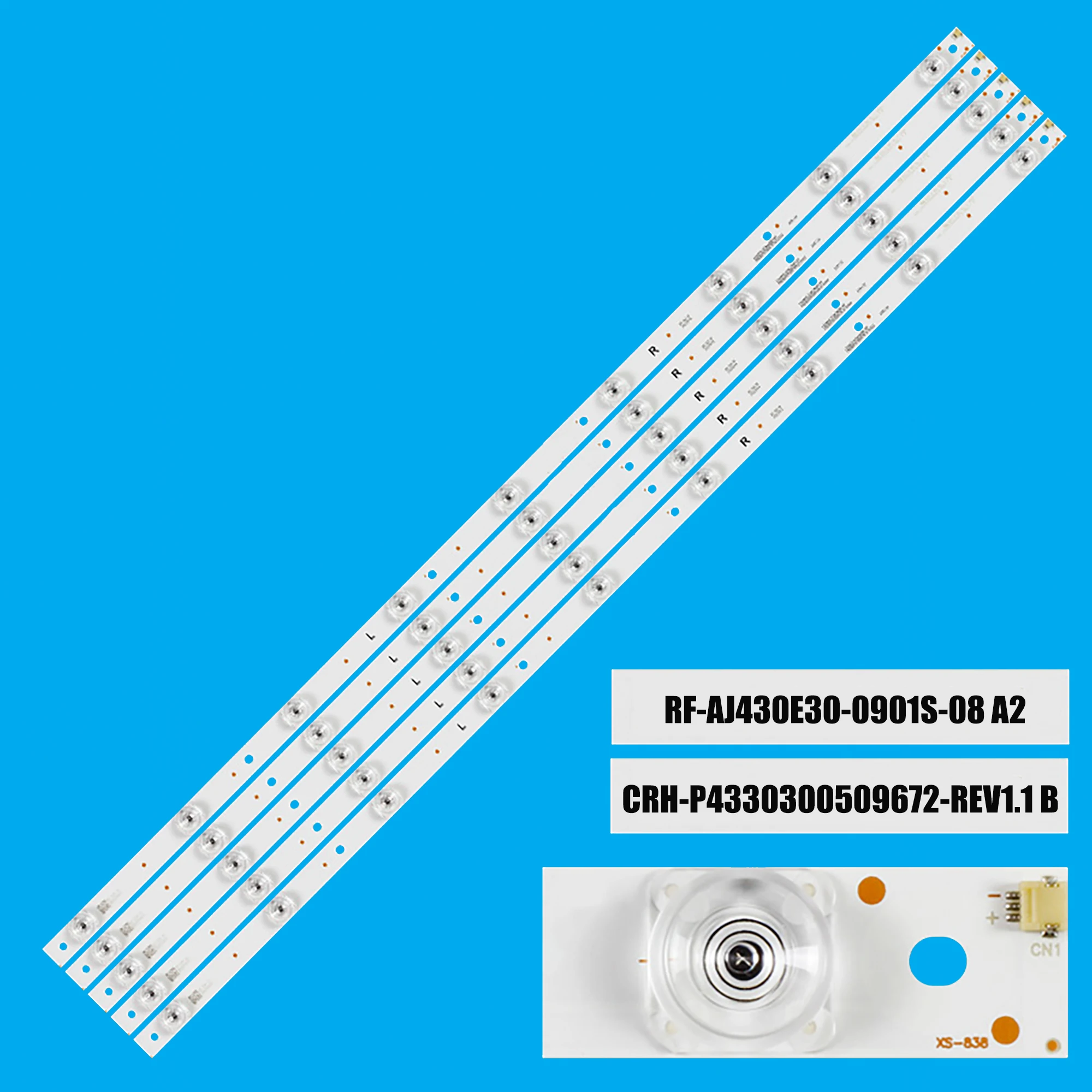 

Светодиодная лента подсветки для LC-43CFE6241K LC-43CUG8461KS LC-43SFE7452K LC-43CUG8362KS LC-43CUG8462KS LC-43CFE6352E LC-43CFE6242K