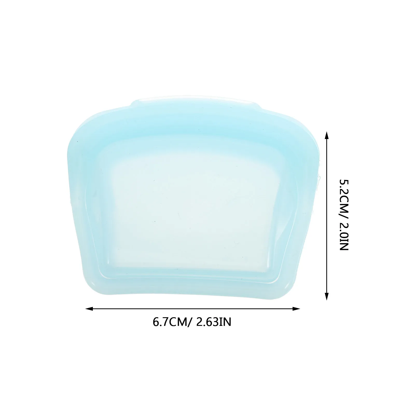 4Pcs Small Silicone Medicine Pouches Clear Reusable Travel Medication Organizer Portable Sealed Pill Case Earplugs