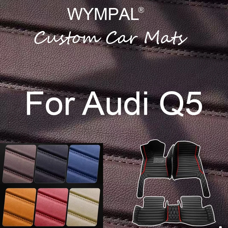 

Luxury Custom Car Floor Mats For Audi Q5 2009 2010 2011 2012 2013 2014 2015 2016 2017 Auto Foot Pads Carpet Cover Interior mats