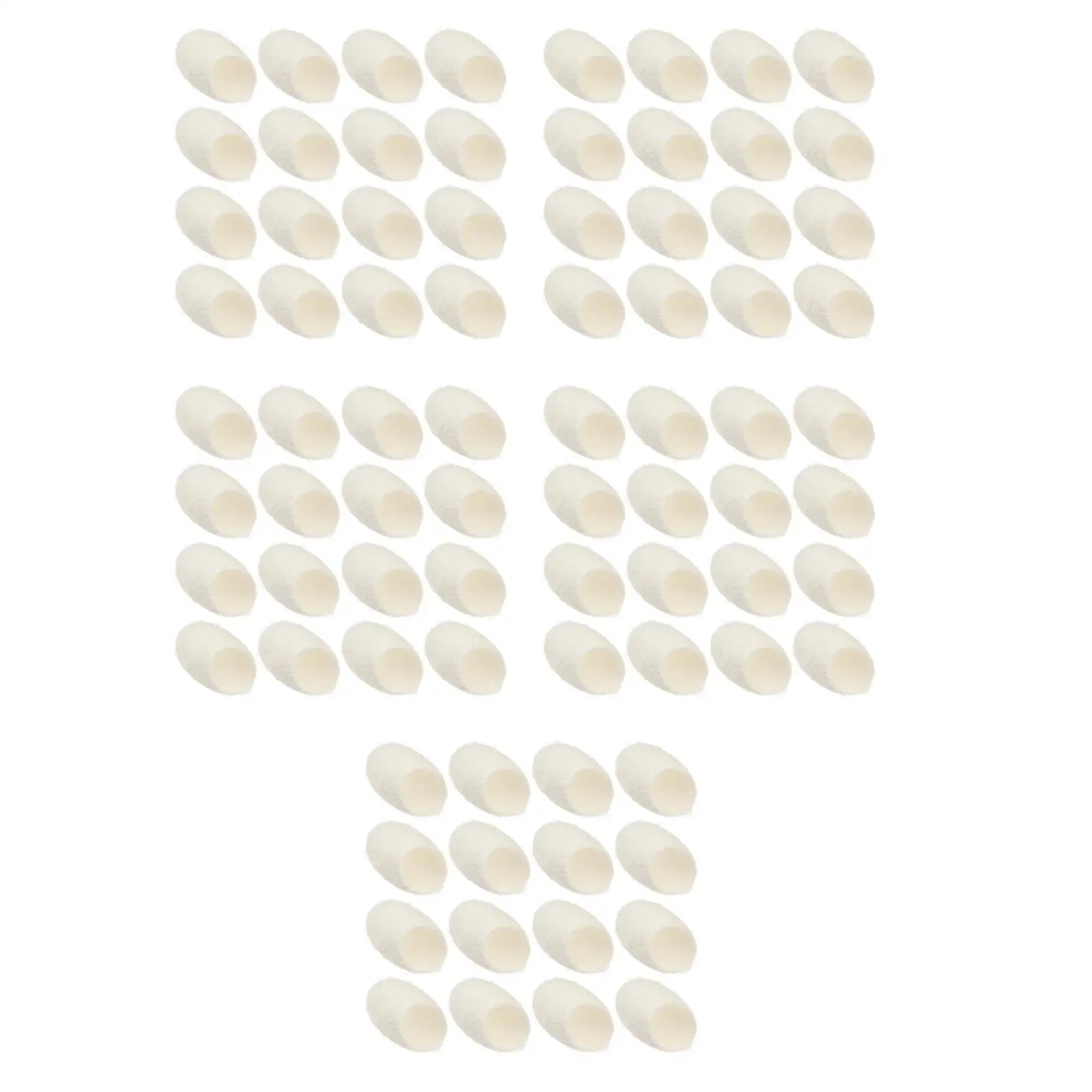 5個入り5パック スキンスクラバー フェイシャル角質除去スパチュラ 毛穴クリーナー ホワイト 天然シルクボール フェイススクレーパー 女性用