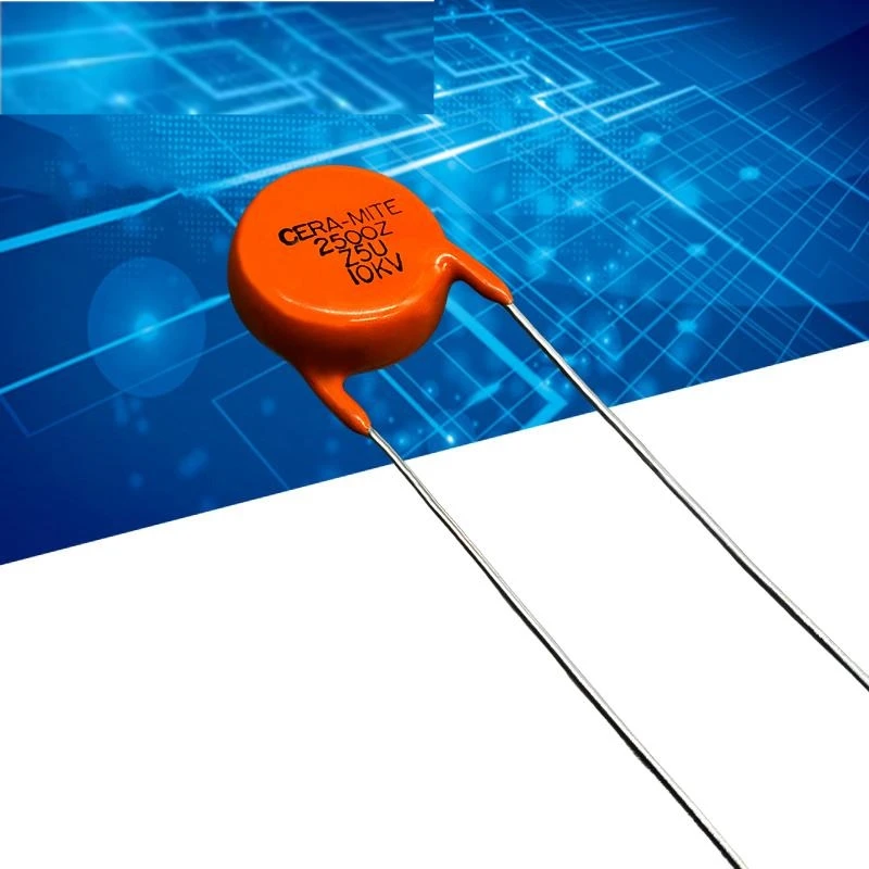 2PCS CERA MITE 2500Z 10kv 10000v 222 2200pf 2.2nf ceramic capacitor