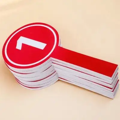 

10Pcs Multi-Function Scoreboards Handheld Number Paddles Easy to Use for Judging Safe Scoring Board Portable Design