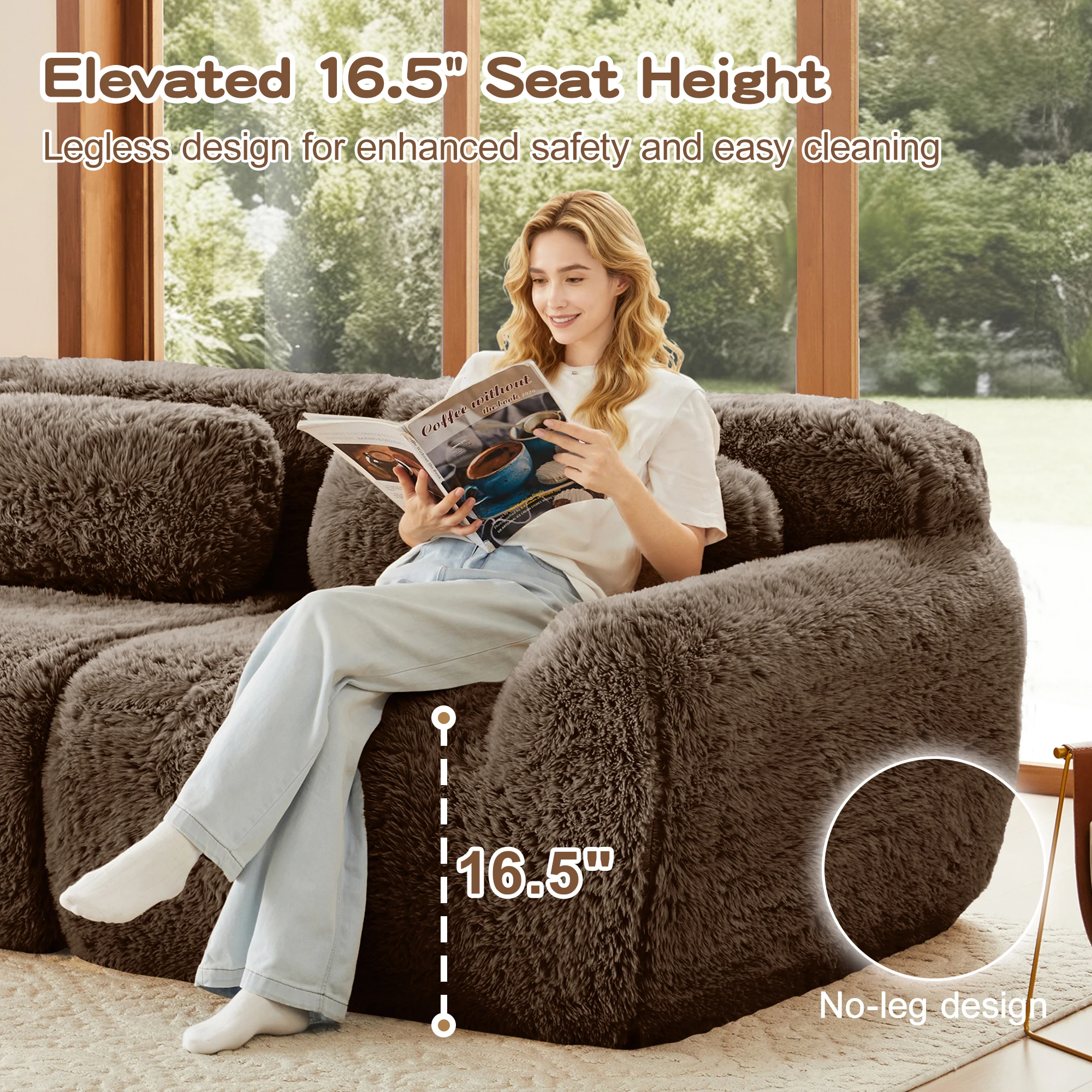 U-Shaped Boneless Sofa with 32 - đánh giá và giá Furniture Hardware Connectors