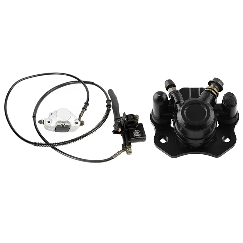 

1 Pcs Hydraulic Rear Disc Brake Caliper System+Pads & 1 Pcs Hydraulic Brake Front Rear Caliper