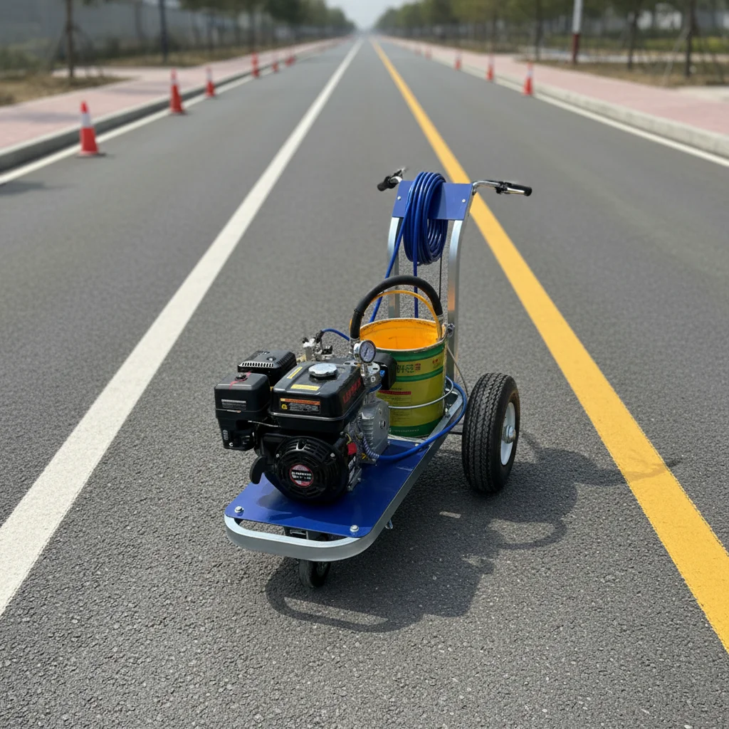 Cold Spray Marking Machine  Arrival  Power Uniform Spray For Race Track Cold Spray Marking Machine