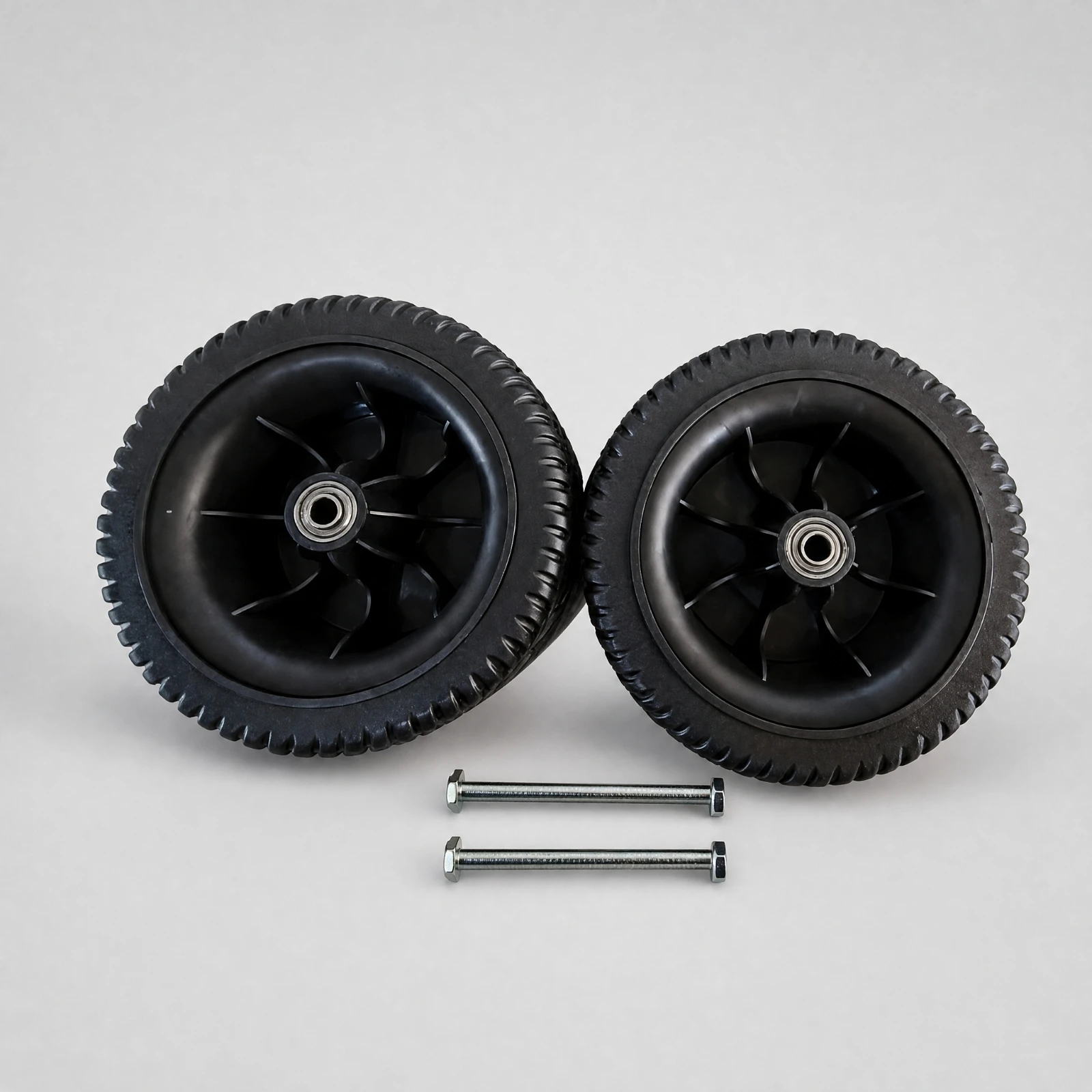 Camping Cart Wheel Assembly Lightweight 7-Inch Camping Cart Wheel Wear Resistant Easy to Install for Outdoor Projects