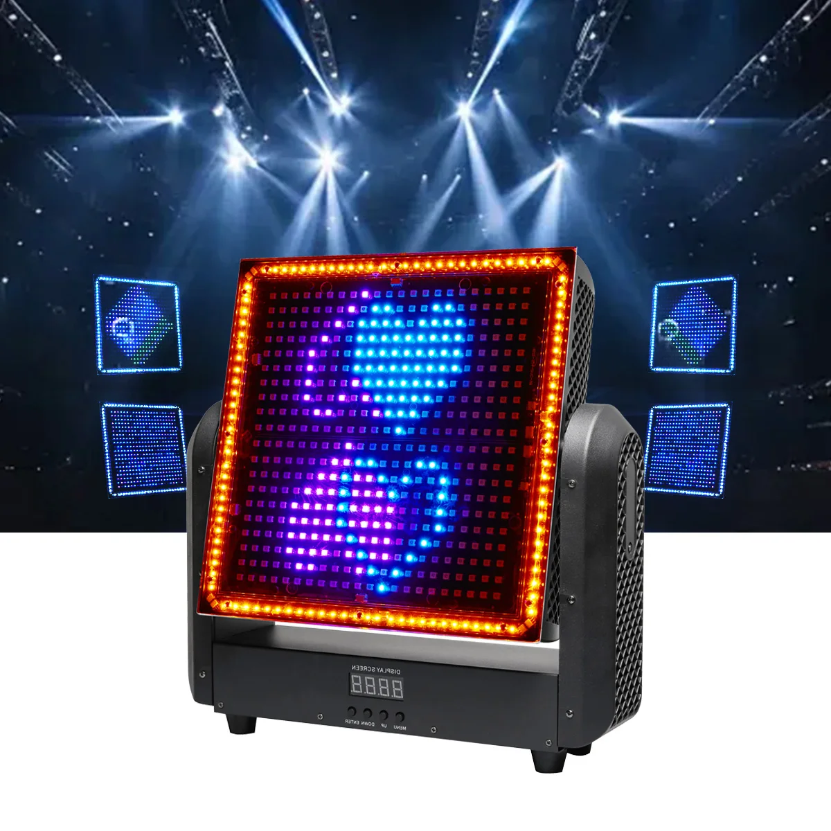 440 PCS RGB LED Bead Matrixl Light Warm Cold White Led DMX512 Single Point Control Moving Head Stage Light for Dj Disco Party