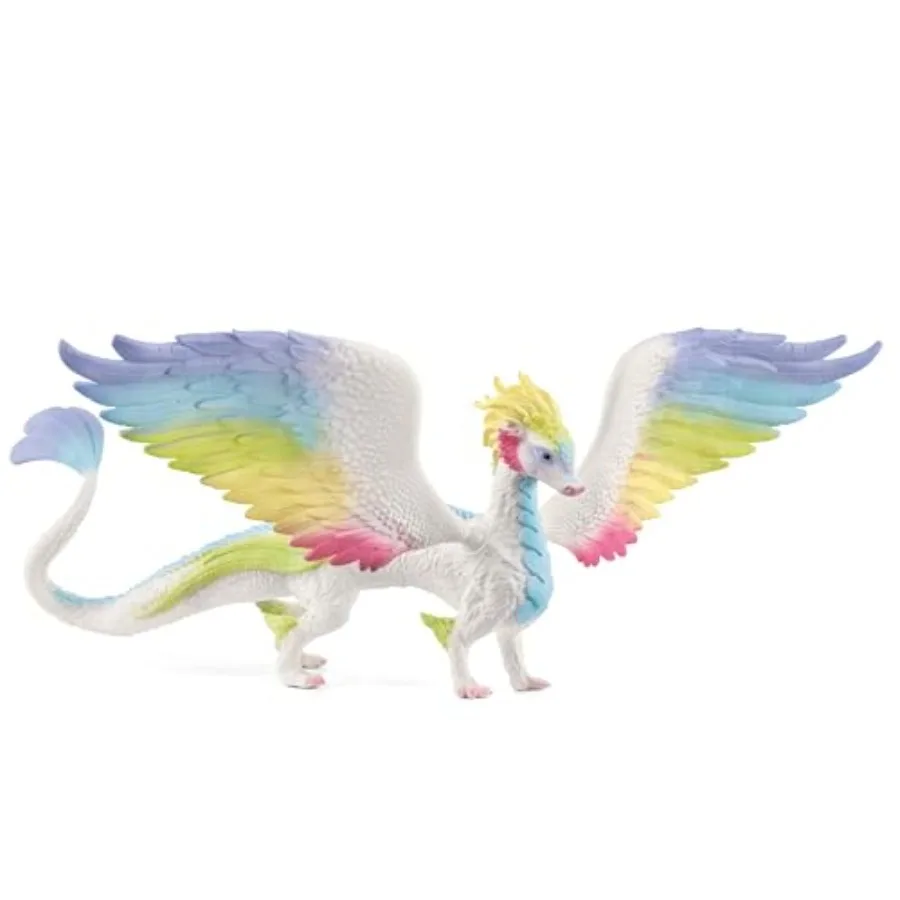 

schleich BAYALA — with Large, 13" Wingspan and Movable Parts, Colorful Toy Dragon Collectible Figurine, Fantasy Toys for Girls