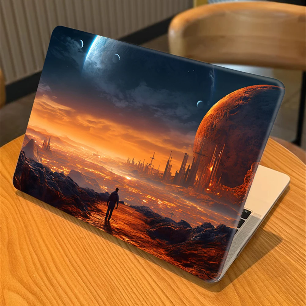 

Чехол для ноутбука с рисунком Alien Planet для MacBook Air M4 15 2025 Funda A3241, чехол для MacBook Pro M1 13 14 16 15,3 2024, чехол с принтом