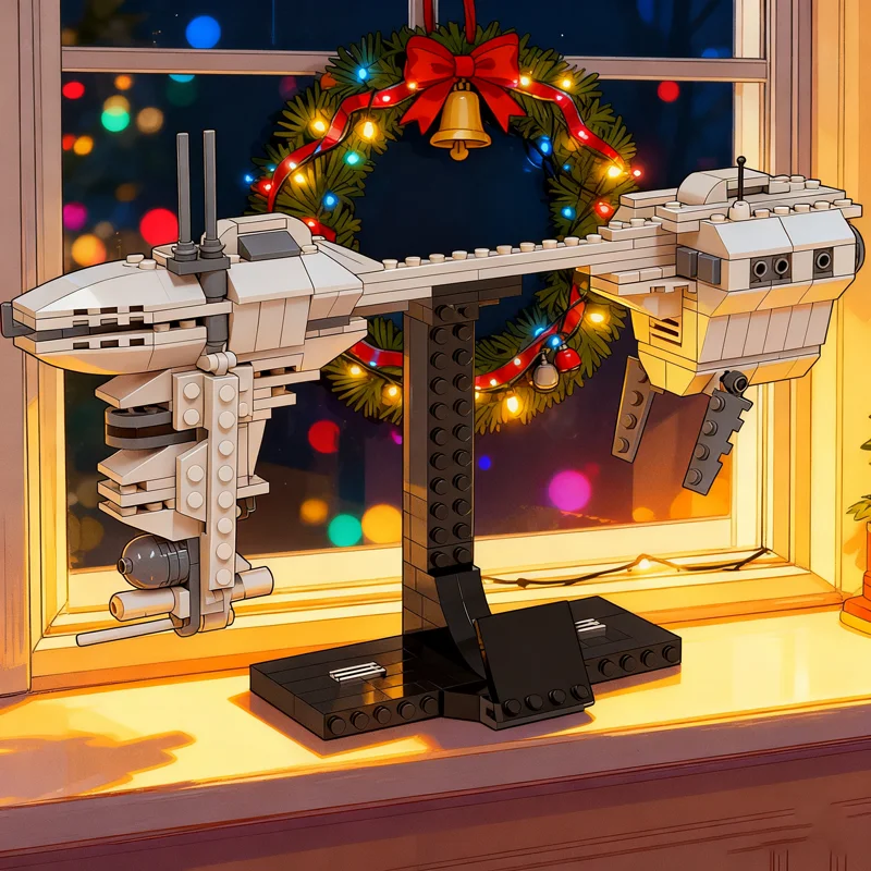 

322pcs MOC Nebulon B Frigate Classic Star Battle Model Building Blocks Architecture Festival Gifts Toy Creative Brick Education