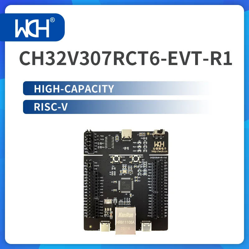 Tablero de evaluación CH32V303, RISC-V de alta capacidad, 2 uds./lote