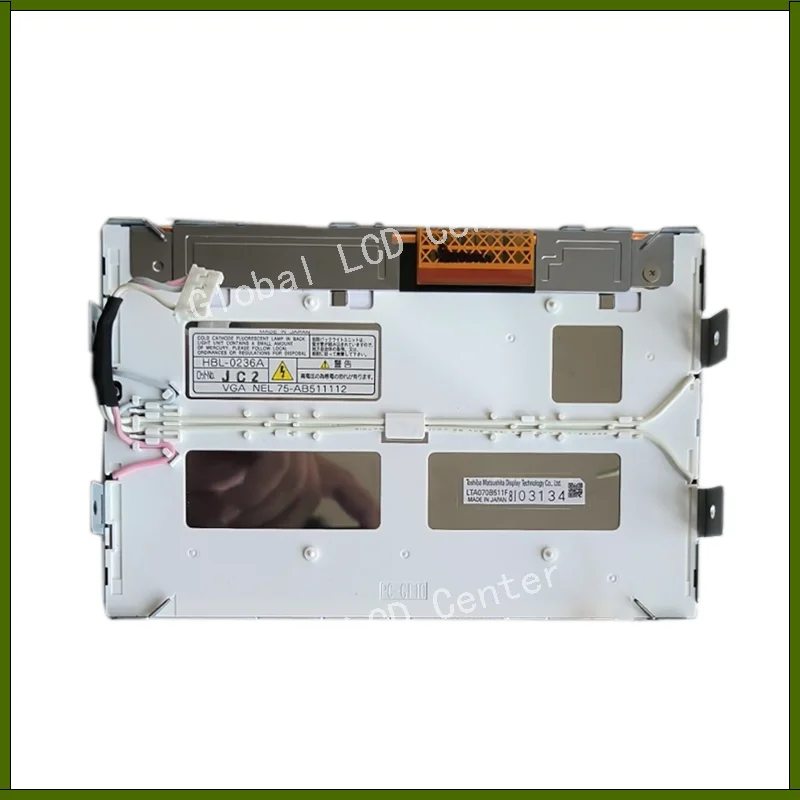 

LTA070B513F LTA070B515F LTA070B514F LTA070B512F LTA070B511F LTA070B510F Оригинальный 7-дюймовый ЖК-дисплей без сенсорного экрана для Lexus