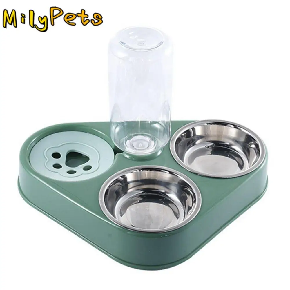 

Eco-Friendly 3 in 1 Feeder Pet Supplies Water Dispenser Dog Cage Accessory Dog Bowls Pet Dog Feeder Cat Bowls Dog Supplies