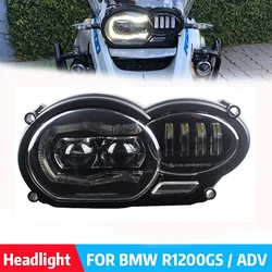 For BMW R1200GS LED Headlights R 1200 GS 2005-2012 R 1200GS ADV Adventure 2006-2013 R1200 GS Motorcycle Lights fit Oil Cooler
