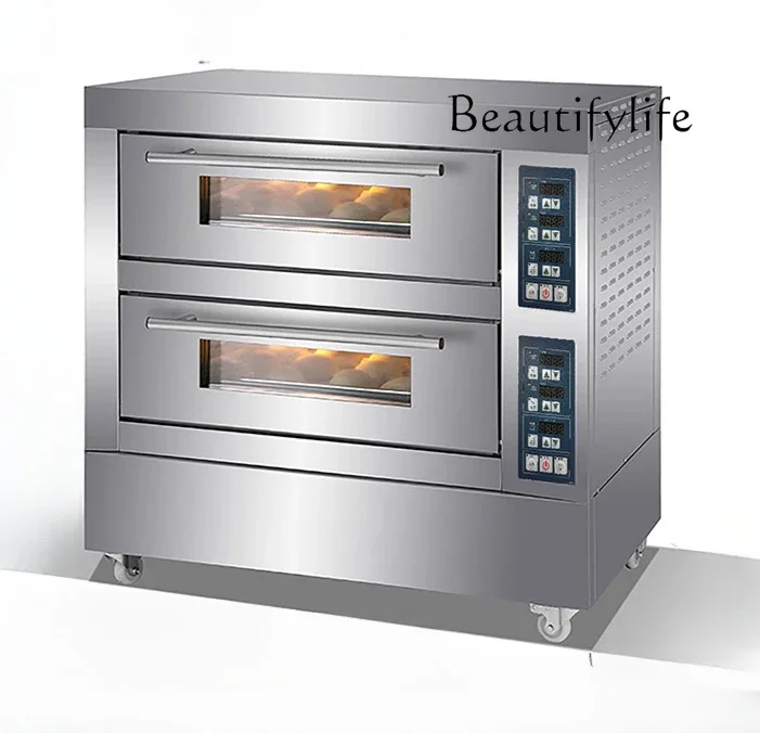 

Baking commercial electric oven large capacity three layers six plates large one layer bread pizza cake oven