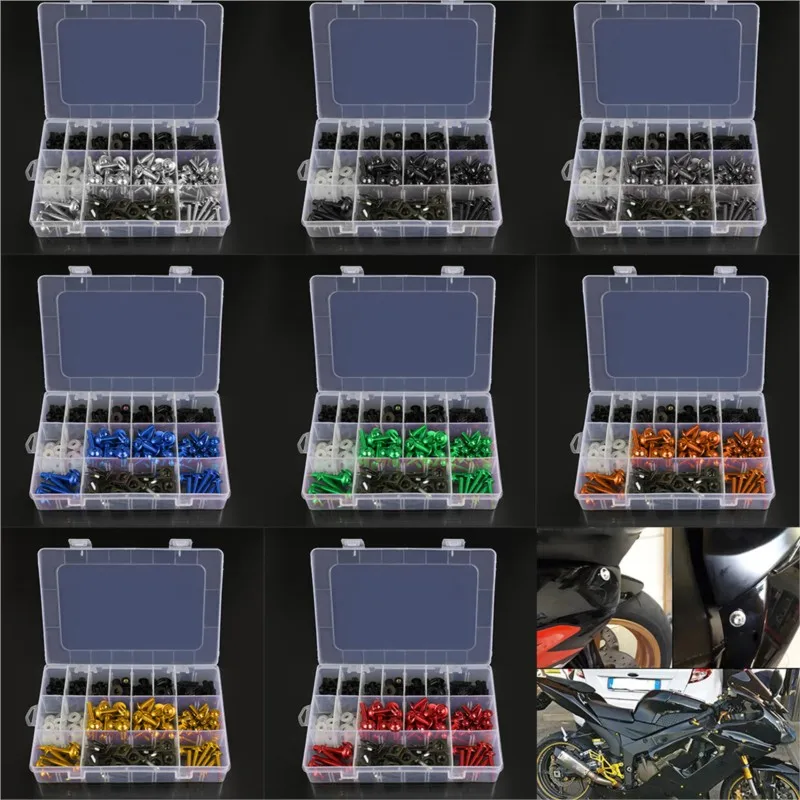 

A Set M6 M5 Fairing Bolts Kit Bodywork Fasteners Screws Nut For Kawasaki KLE500 KLE kle 500 1991-2007 2006 2005 2004 2003 2002