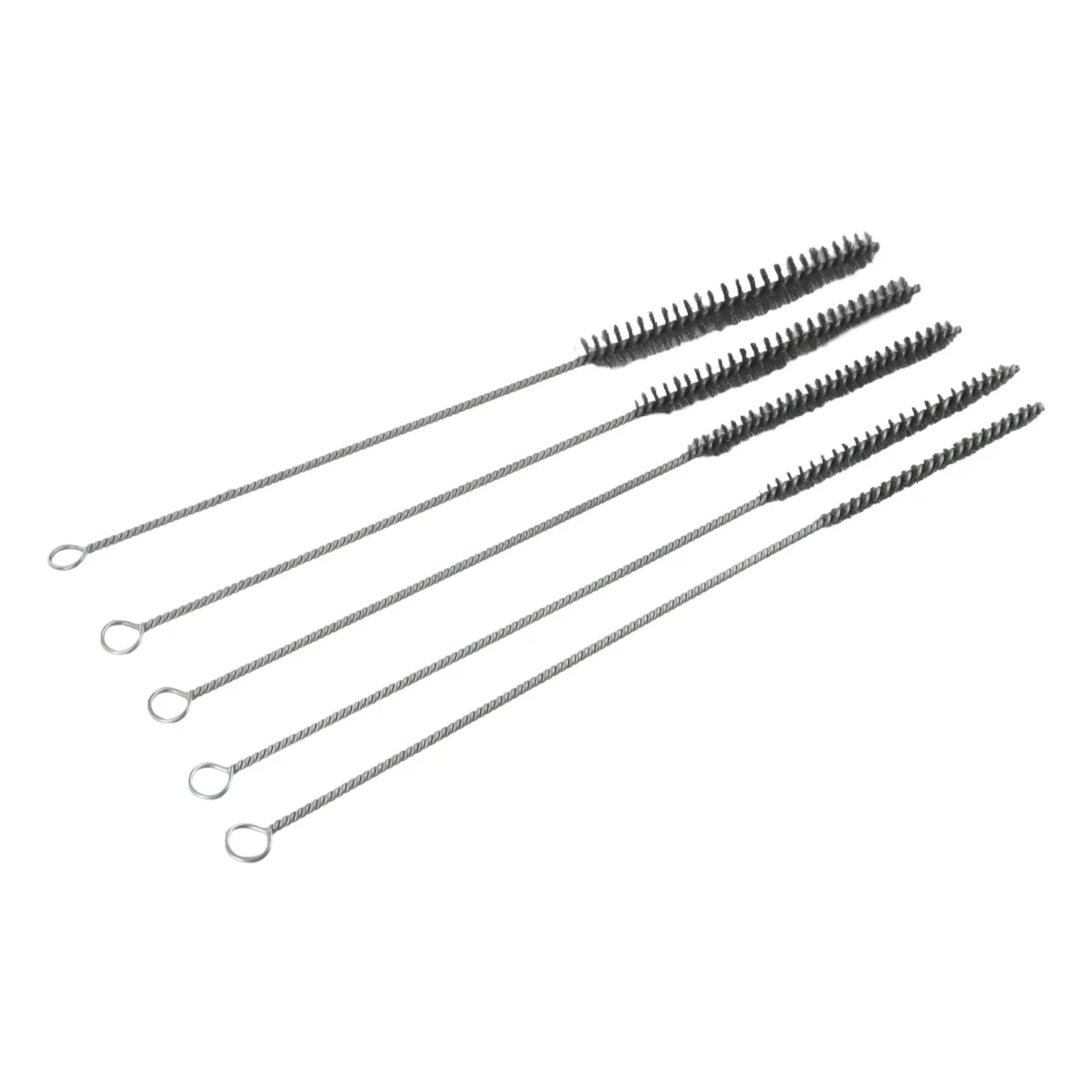 5/10pcs Cleaning Brushes Stainless Steel Brass Cylinder Wire Tube Pipe Cleaning Brush For Power Drill Descaling Rust Removal