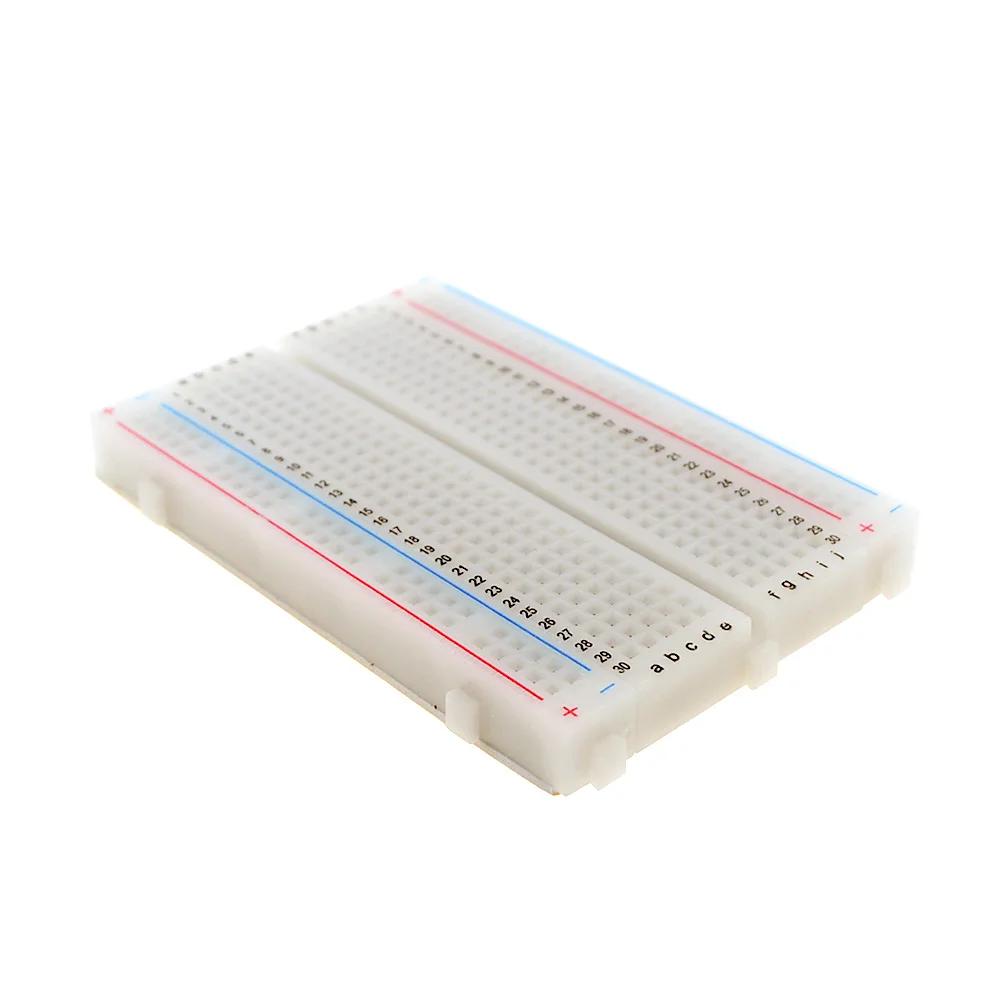 1 Pcs New 400 Tie Points Solderless PCB Breadboard Mini Universal Test Protoboard DIY Bread Board for Bus Test Circuit Board