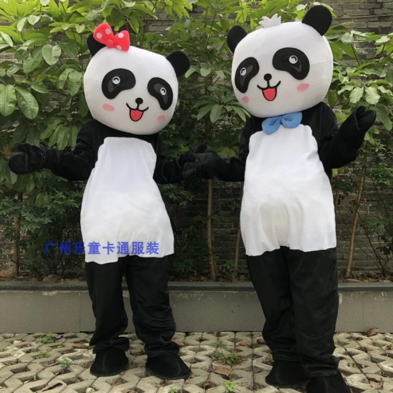 Người Lớn Kích Thước Khổng Lồ Trung Quốc Gấu Trúc Linh Vật Trang Phục Giáng Sinh Cosplay Linh Vật Lạ Mắt Trang Phục Hóa Trang Cho Tiệc Hóa Trang Halloween Sự Kiện